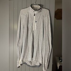 Mens LuluLemon striped pullover sz XL